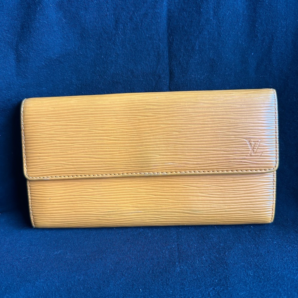 Louis Vuitton Tan Leather Wallet